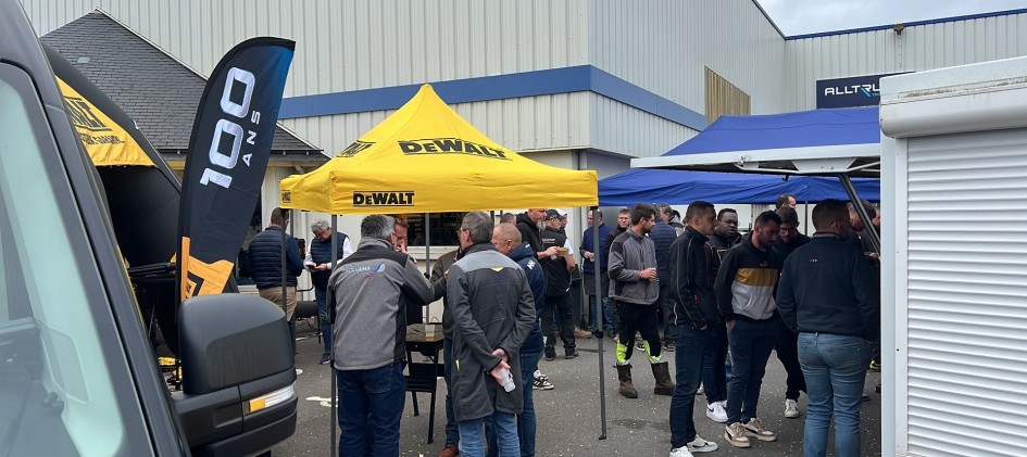 Evénement Sodiama : en partenariat avec DeWalt pour les 100 ans de la marque