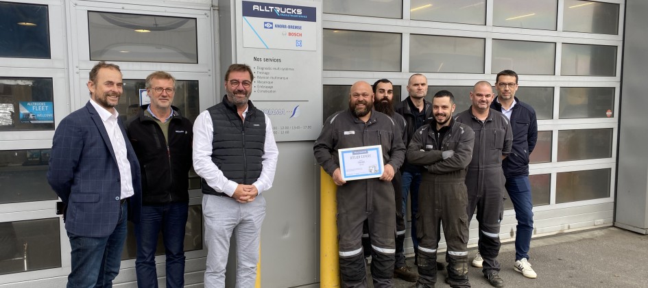 Notre Atelier Poids-Lourds d'Agneaux à l'Honneur pour son Engagement dans les Process Alltrucks